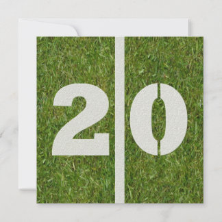 Einladung zum 20. Geburtstag