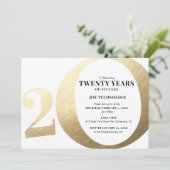 Einladung zum 20. Geschäftsjahr (Stehend Vorderseite)