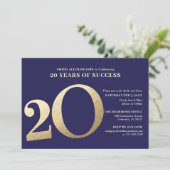 Einladung zum 20. Geschäftsjahr (Stehend Vorderseite)