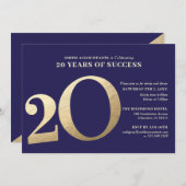 Einladung zum 20. Geschäftsjahr (Vorne/Hinten)