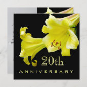 Einladung zum 20. Hochzeitstag (Vorne/Hinten)