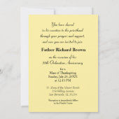 Einladung zum 20. Jubiläum der Ordination, Cross C (Rückseite)