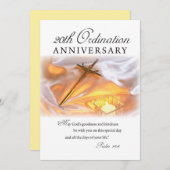 Einladung zum 20. Jubiläum der Ordination, Cross C (Vorne/Hinten)