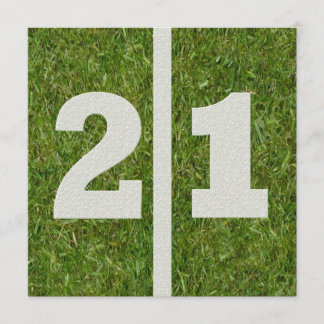 Einladung zum 21. Geburtstag