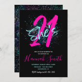 Einladung zum 21. Geburtstag | 21. Geburtstag (Vorne/Hinten)