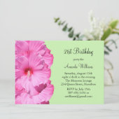 Einladung zum 21. Geburtstag (grün) (Stehend Vorderseite)