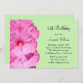 Einladung zum 21. Geburtstag (grün) (Vorne/Hinten)