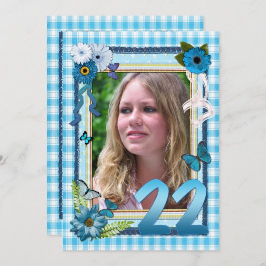 Einladung zum 22. Foto (Vorne/Hinten)