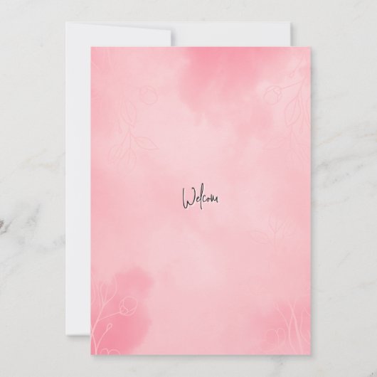 Einladung zum 22. Geburtstag (Rückseite)