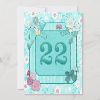 Einladung zum 22. Geburtstag