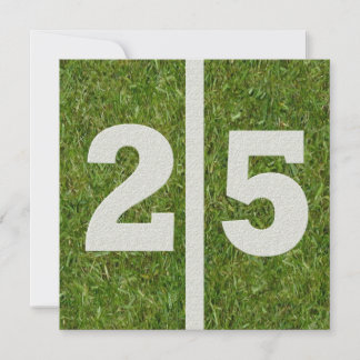 Einladung zum 25. Geburtstag