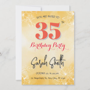 Einladung zum 25. Geburtstag