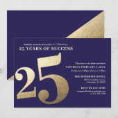 Einladung zum 25. Geschäftsjahr (Vorne/Hinten)