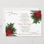 Einladung zum 25. Hochzeitstag (Rückseite)