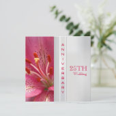 Einladung zum 25. Hochzeitstag (Stehend Vorderseite)