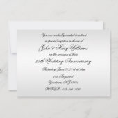 Einladung zum 25. Hochzeitstag (Rückseite)