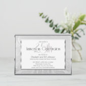 Einladung zum 25. Hochzeitstag (Stehend Vorderseite)