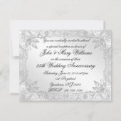 Einladung zum 25. Hochzeitstag (Rückseite)