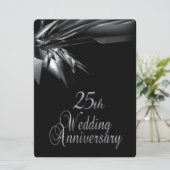 Einladung zum 25. Hochzeitstag (Stehend Vorderseite)
