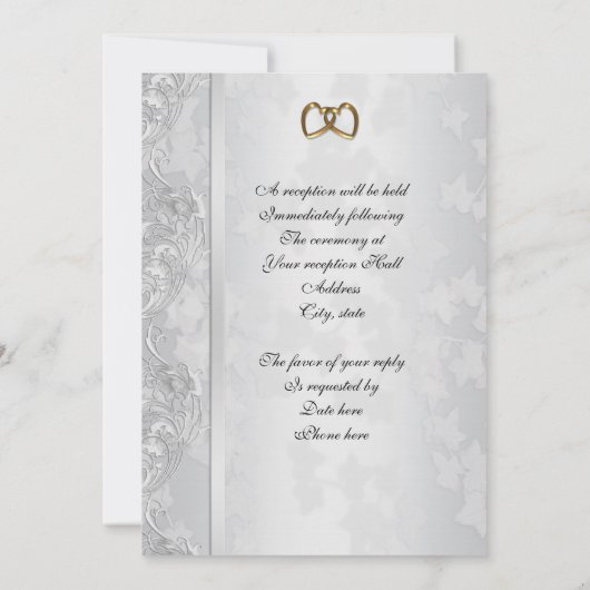 Einladung zum 25. Jahrestag (Rückseite)