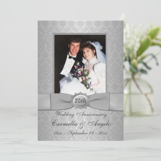 Einladung zum 25. Jahrestag (Stehend Vorderseite)