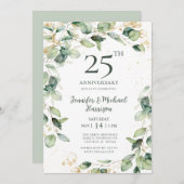 Einladung zum 25-jährigen Eukalyptus (Vorne/Hinten)