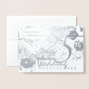 Einladung zum 25. Silver Wedding Jubiläum