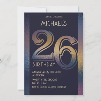 Einladung zum 26. Geburtstag