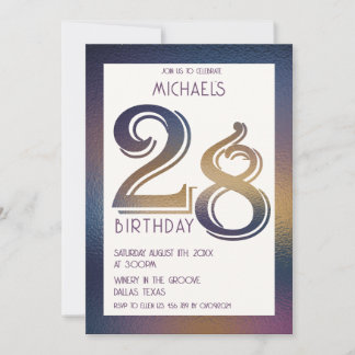 Einladung zum 28. Geburtstag