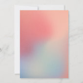 Einladung zum 29. Geburtstag (Rückseite)