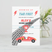 Einladung zum 2. Geburtstag (Stehend Vorderseite)