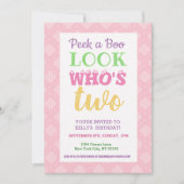 Einladung zum 2. Geburtstag (Vorderseite)