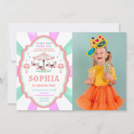 Einladung zum 2. Geburtstag Circus Foto