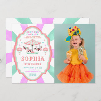 Einladung zum 2. Geburtstag Circus Foto