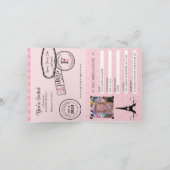 Einladung zum 2. Geburtstag Paris Pass (Innenseite)