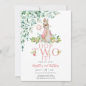 Einladung zum 2. Geburtstag von Bunny (Vorderseite)