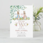 Einladung zum 2. Geburtstag von Bunny (Stehend Vorderseite)