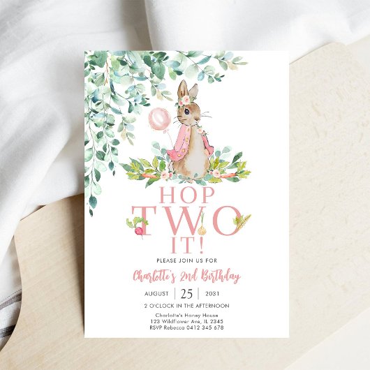 Einladung zum 2. Geburtstag von Bunny