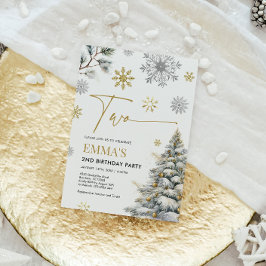 Einladung zum 2. Geburtstag, Winter 2 Geburtstag