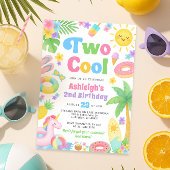 Einladung zum 2. Geburtstag - zwei Coolen