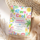 Einladung zum 2. Geburtstag - zwei Coolen