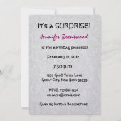 Einladung zum 30. Geburtstag (Rückseite)