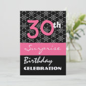 Einladung zum 30. Geburtstag (Stehend Vorderseite)