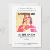 Einladung zum 30. Geburtstag (Rückseite)