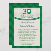 Einladung zum 30. Geburtstag (Vorne/Hinten)