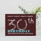 Einladung zum 30. Geburtstag (Stehend Vorderseite)