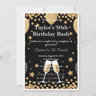 Einladung zum 30. Geburtstag