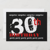 Einladung zum 30. Geburtstag (Vorderseite)