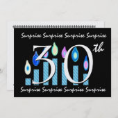 Einladung zum 30. Geburtstag (Vorne/Hinten)