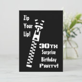 Einladung zum 30. Geburtstag (Stehend Vorderseite)